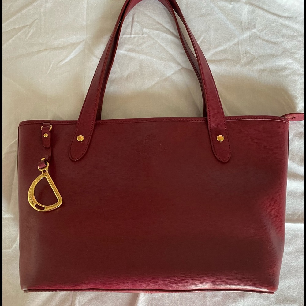 RED RAUPLH LAUREN PURSE